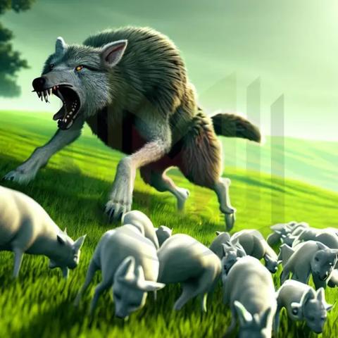 ال1ئب يهاجم الأغنام - قصة الراعي الكذاب